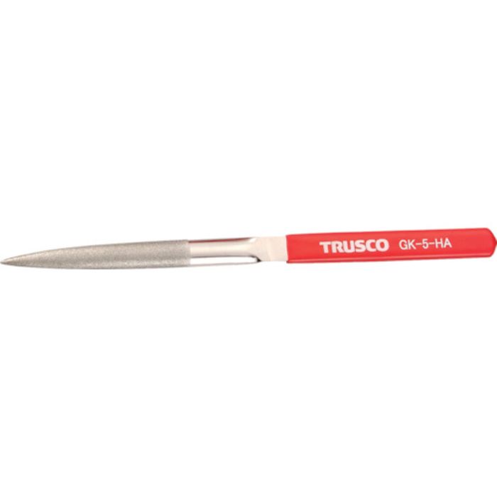TRUSCO ダイヤモンドヤスリ 鉄工用#140 半丸 1本入 全長215mm(5本組サイズ)(Tcode:1179217)