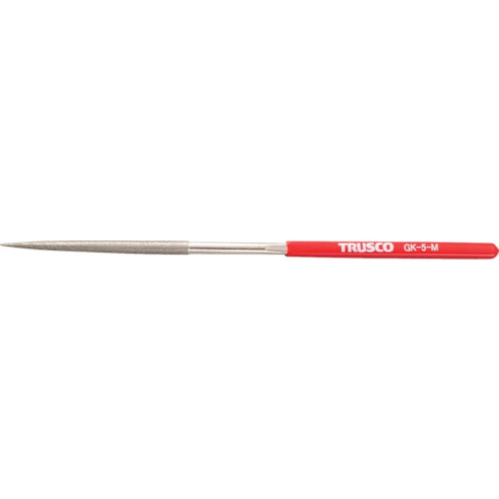 TRUSCO ダイヤモンドヤスリ 鉄工用#140 丸 1本入 全長215mm(5本組サイズ)(Tcode:1176803)