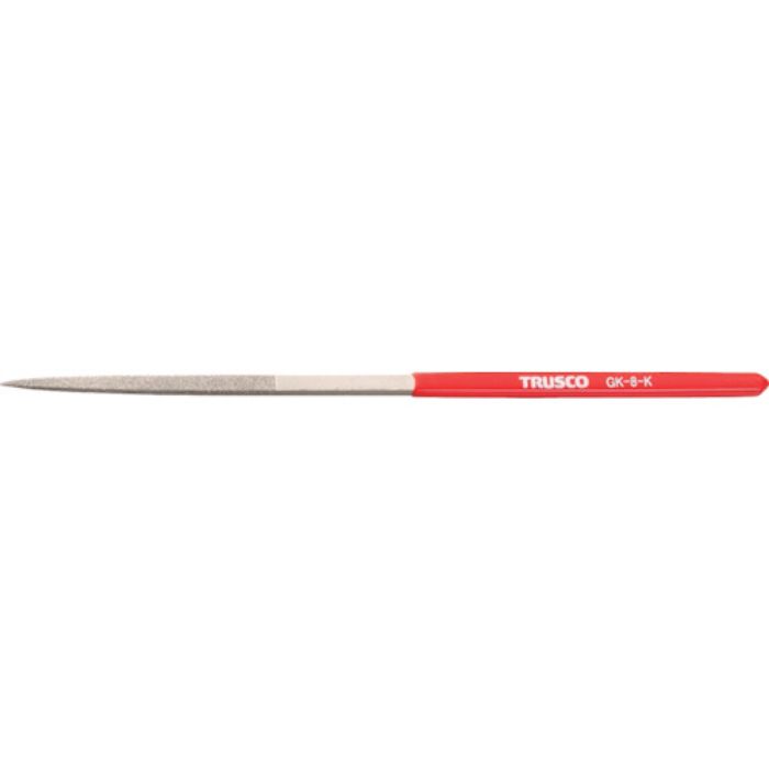 TRUSCO ダイヤモンドヤスリ 鉄工用#140 角 1本入 全長200mm(8本組サイズ)(Tcode:1176871)