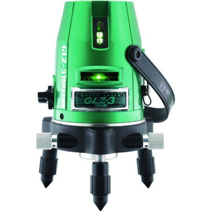 YAMASIN レーザー墨出器 グリーンレーザー GLZ-3-W 縦1・横1 193×120mm(Tcode:8345535)
