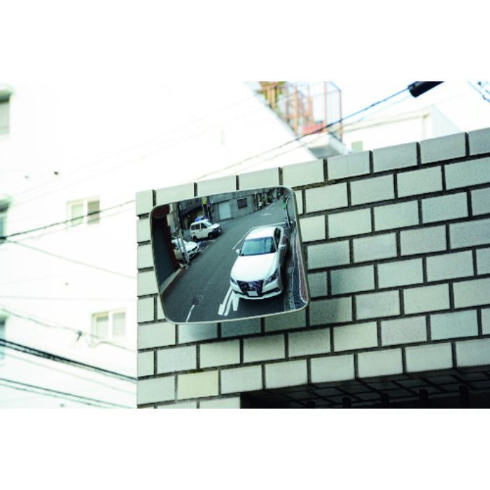 光 ガレージミラー角型400mm×300mmグレー(Tcode:1134352)