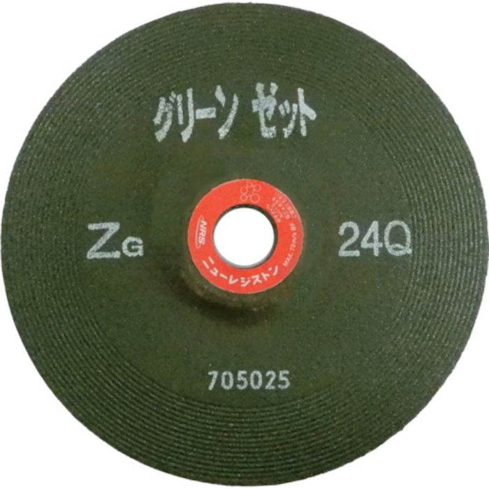 NRS 重研削用砥石 グリーンゼット 180×6×22 ZG24Q(Tcode:4517547)
