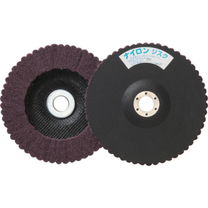 TRUSCO ナイロンディスク Φ180X15X22 (5個入) 240#(Tcode:1153251)
