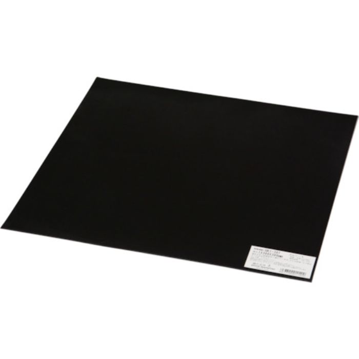 光 天然ゴム板(粘着付)黒 1×300×300mm(Tcode:8201125)