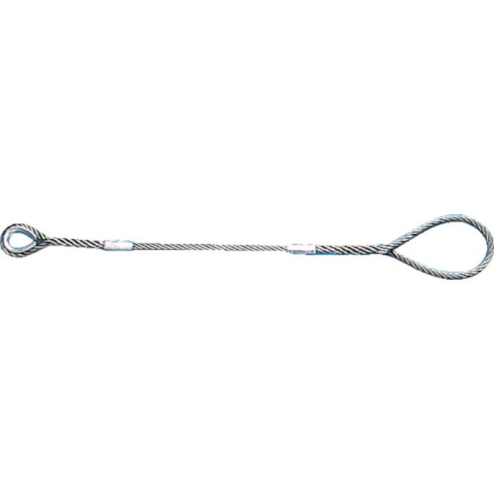 TRUSCO Wスリング Bタイプ 片端シンブル入り 6mmX2m(Tcode:2869462)