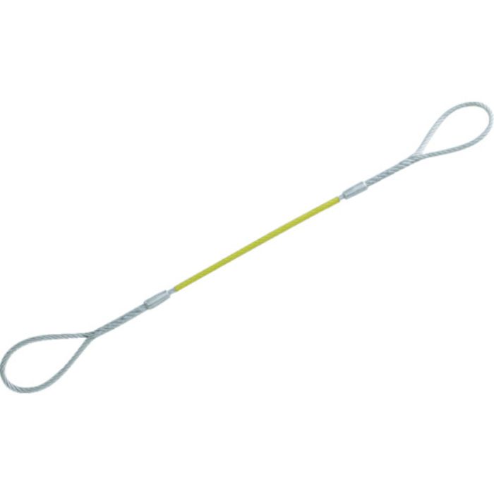 TRUSCO Wスリング Aタイプ カラー被覆付 9mmX3.0m(Tcode:8550552)