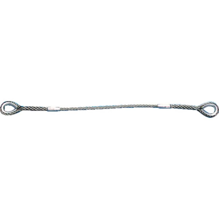TRUSCO Wスリング Eタイプ 両端シンブル入り 6mmX1m(Tcode:2869292)