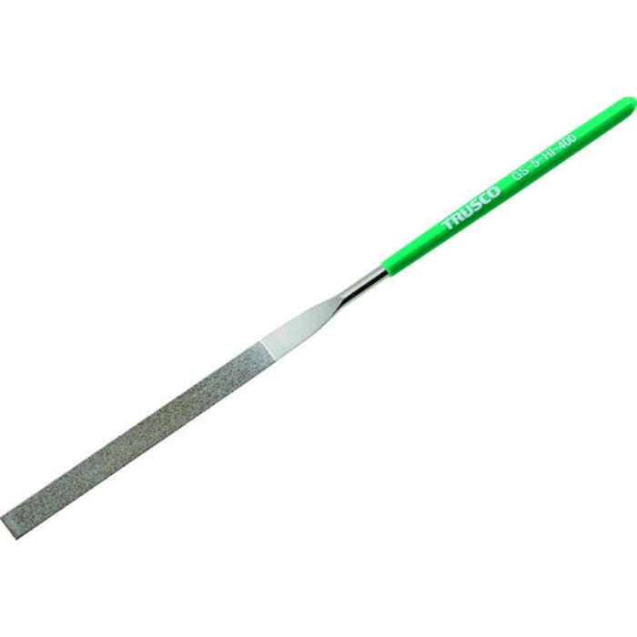 TRUSCO ダイヤモンドヤスリ 精密用#400 平 1本入 全長140mm(10本組サイズ)(Tcode:1607131)