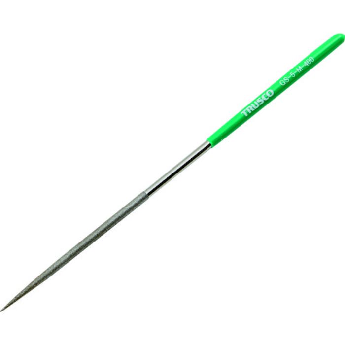 TRUSCO ダイヤモンドヤスリ 精密用#400 丸 1本入 全長140mm(10本組サイズ)(Tcode:1607133)