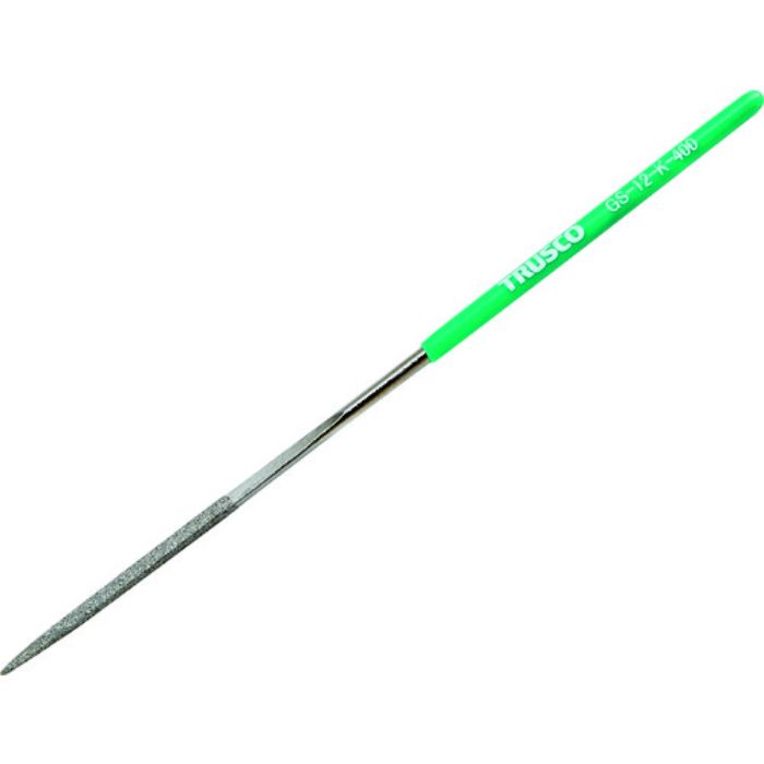 TRUSCO ダイヤモンドヤスリ 精密用#400 角 1本入 全長140mm(12本組サイズ)(Tcode:1607140)