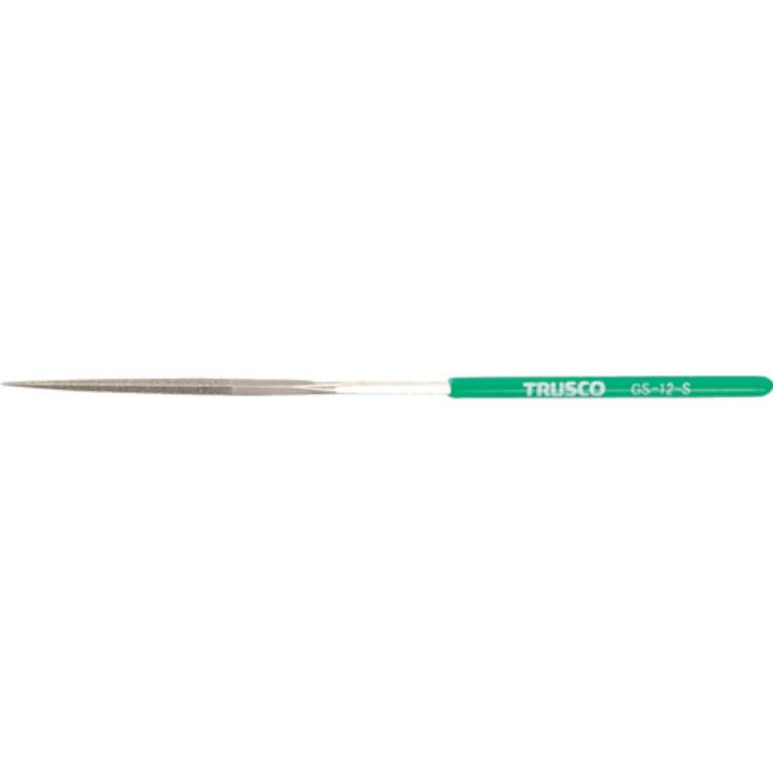 TRUSCO ダイヤモンドヤスリ 精密用#170 三角 1本入 全長140mmX刃長40mm(12本組サイズ)(Tcode:1176498)