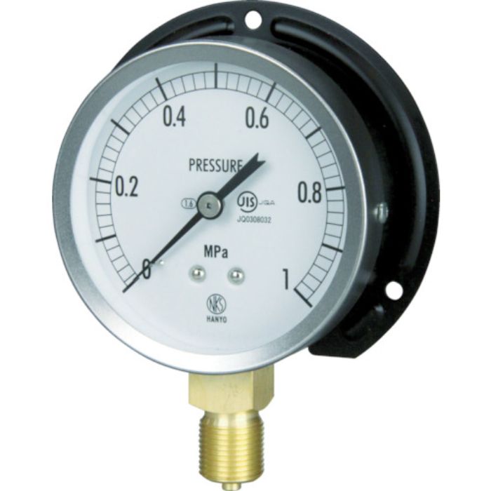 長野 JIS汎用形圧力計(B枠) 圧力レンジ(MPa):0.0〜0.60(Tcode:2772841)