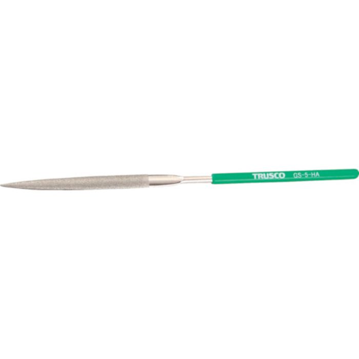 TRUSCO ダイヤモンドヤスリ 精密用#170 半丸 1本入 全長200mm(5本組サイズ)(Tcode:1178733)