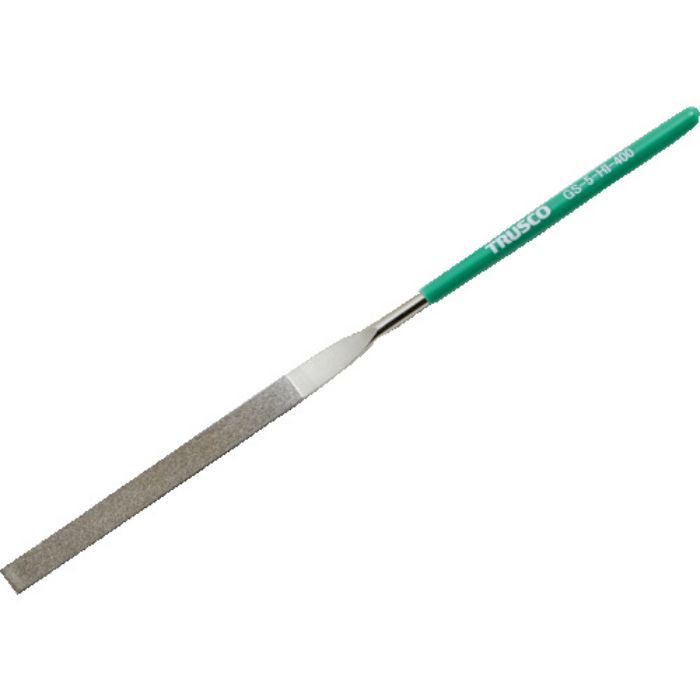 TRUSCO ダイヤモンドヤスリ 精密用#400 平 1本入 全長200mm(5本組サイズ)(Tcode:1607147)