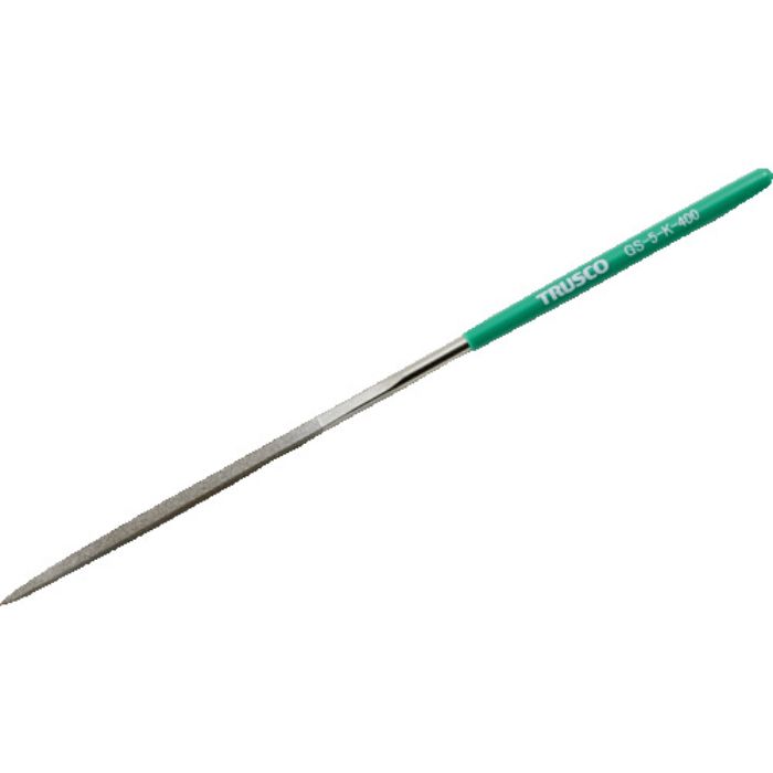 TRUSCO ダイヤモンドヤスリ 精密用#400 角 1本入 全長200mm(5本組サイズ)(Tcode:1607124)