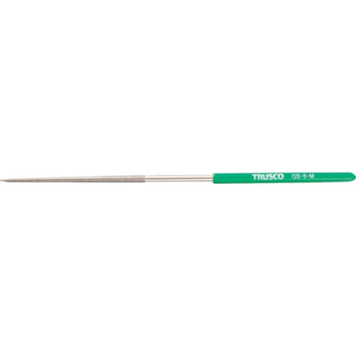 TRUSCO ダイヤモンドヤスリ 精密用#170 丸 1本入 全長200mm(5本組サイズ)(Tcode:1176277)