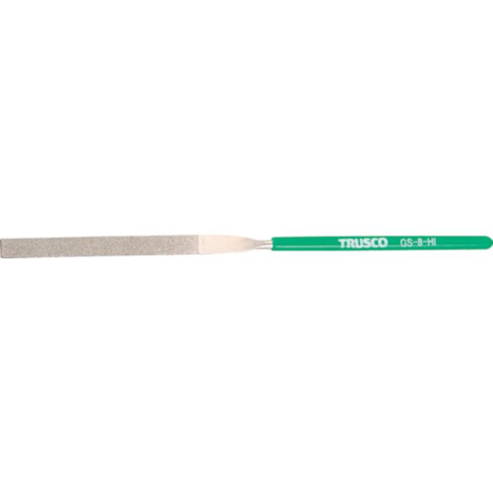 TRUSCO ダイヤモンドヤスリ 精密用#170 平 1本入 全長180mm(8本組サイズ)(Tcode:1178741)
