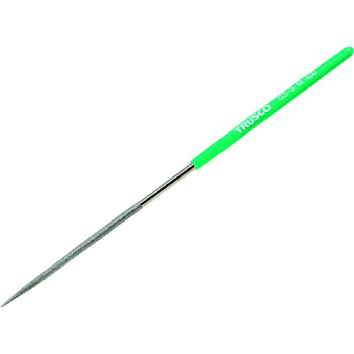TRUSCO ダイヤモンドヤスリ 精密用#400 丸 1本入 全長180mm(8本組サイズ)(Tcode:1607128)