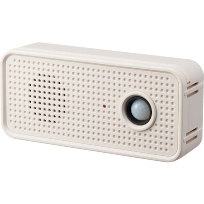 KING JIM お知らせボイス 白 IP54相当 電池寿命約6か月(Tcode:2869099)