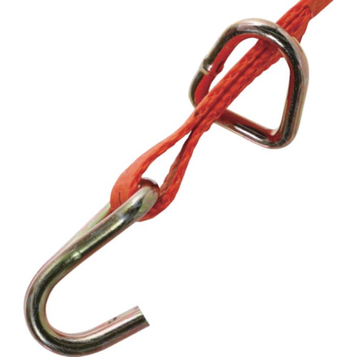 TRUSCO ベルト荷締機ワイドハンドル 25mm幅 300kg J+Dリングタイプ(Tcode:2082601)