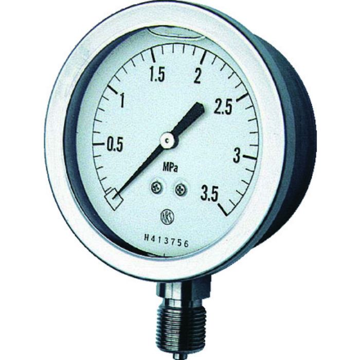 長野 グリセン入圧力計 A枠立型 Φ75 最小目盛0.005(Tcode:1614436)