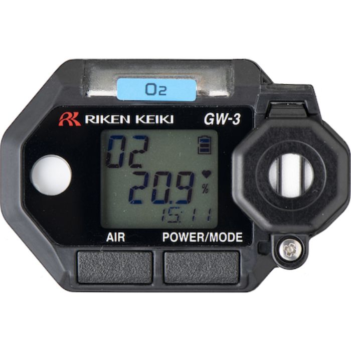 理研 腕時計型(装着型)酸素濃度計 GW-3(OX)(Tcode:2071895)