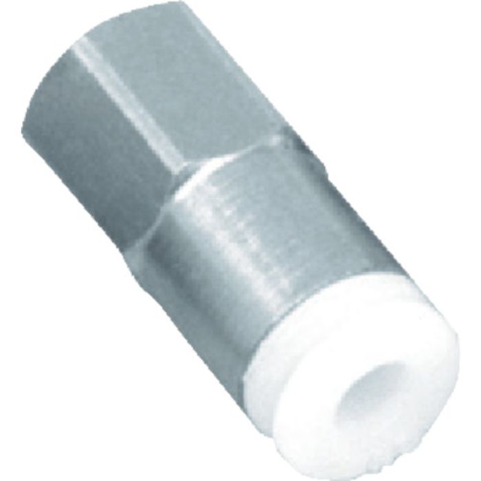 CKD チューブ継手 ニュージョイントミニタイプ メスストレートタイプ 適合チューブ外径3.2mm 接続口径R1/8(Tcode:4014600)