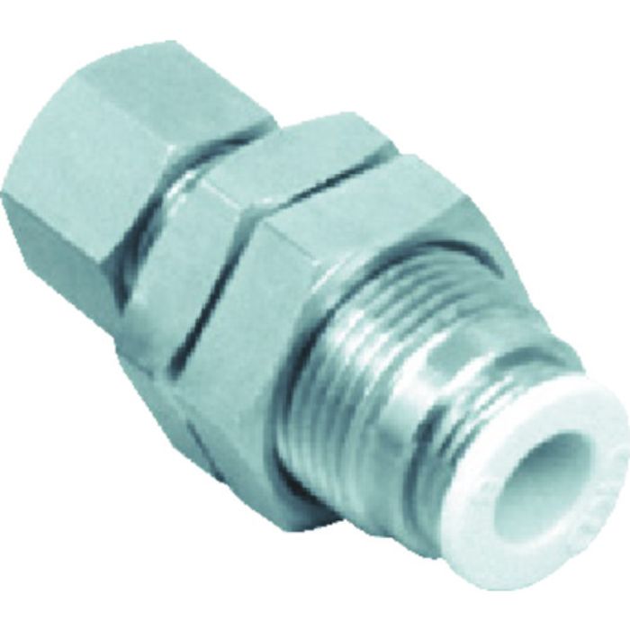 CKD チューブ継手 ニュージョイント 対締付ジョイント用 バルクヘッド 適合チューブ外径4mm(Tcode:4015576)