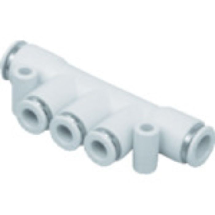 CKD チューブ継手 ニュージョイント マニホールド (シングル) 適合チューブ外径8mm/10mm(Tcode:4015746)