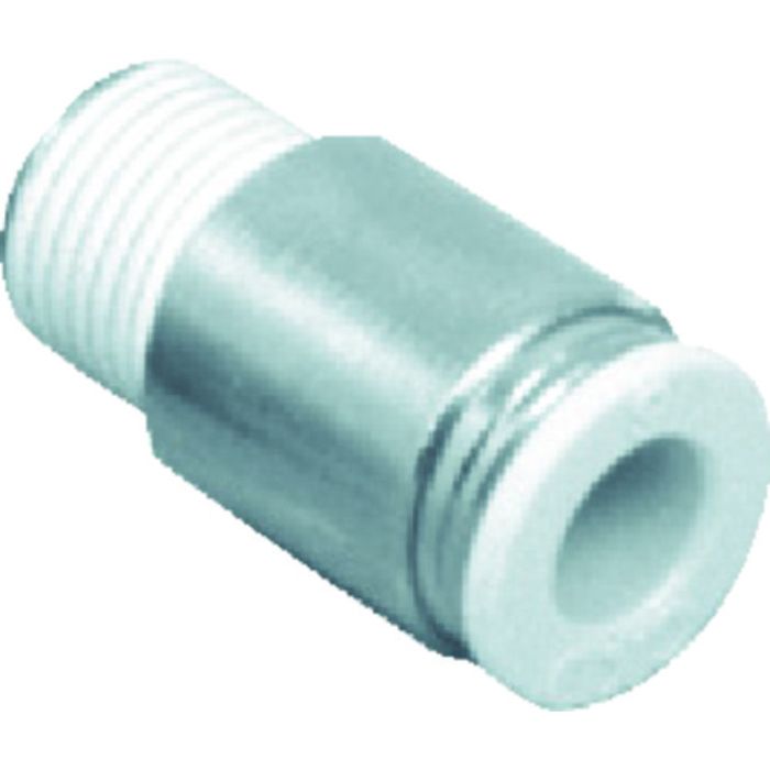 CKD チューブ継手 ニュージョイント ストレートタイプ 適合チューブ外径4mm 接続口径R1/8(Tcode:4016718)