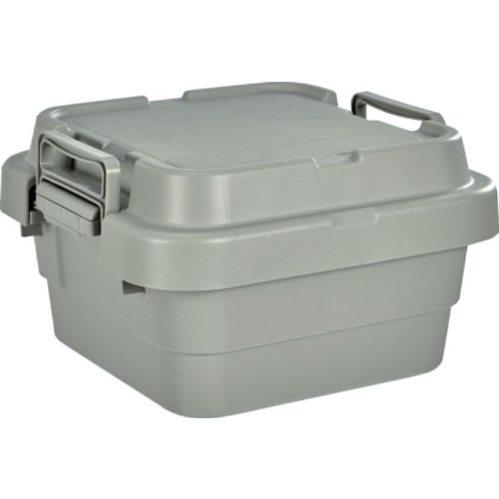 TRUSCO トランクカーゴ フラット天板仕様 浅型 20L グレー(Tcode:3695134)