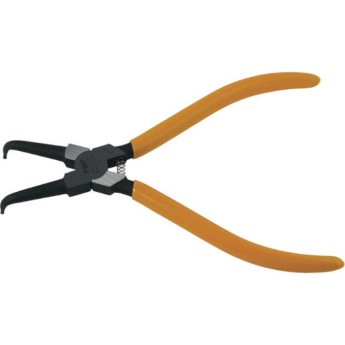 TOP スナップリングプライヤ穴用曲爪 125mm 使用範囲12〜25mm(Tcode:3597946)