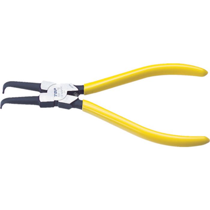 TOP スナップリングプライヤ穴用曲爪 125mm 使用範囲6〜11mm(Tcode:3597954)