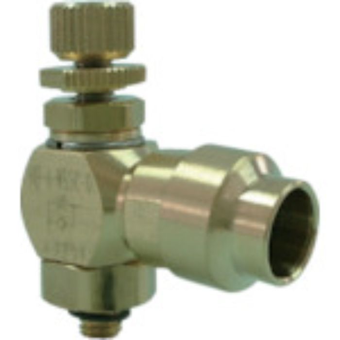 チヨダ ファイブHタイプスピードコントローラαメーターアウト6mmM5×0.8(Tcode:8084375)