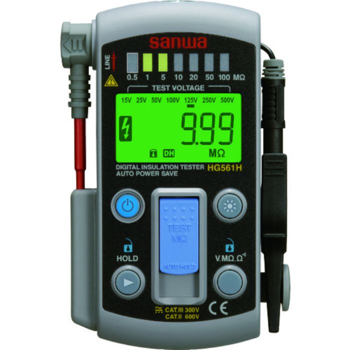 SANWA スマートスタイル7レンジ式デジタル絶縁抵抗計(Tcode:4485068)