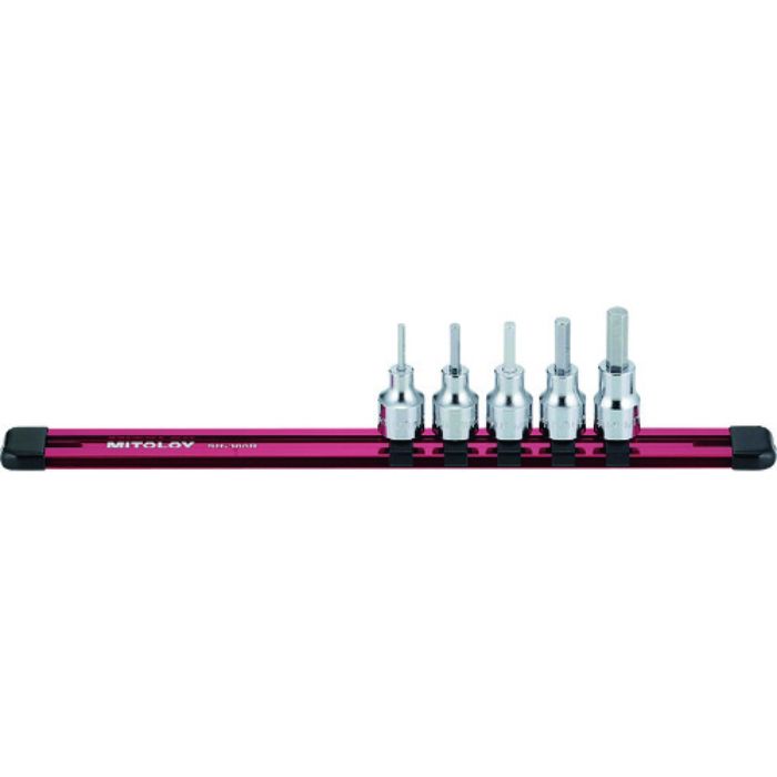 ミトロイ 3/8 ヘックスソケット ホルダーセット 5コマ6点(Tcode:2078405)