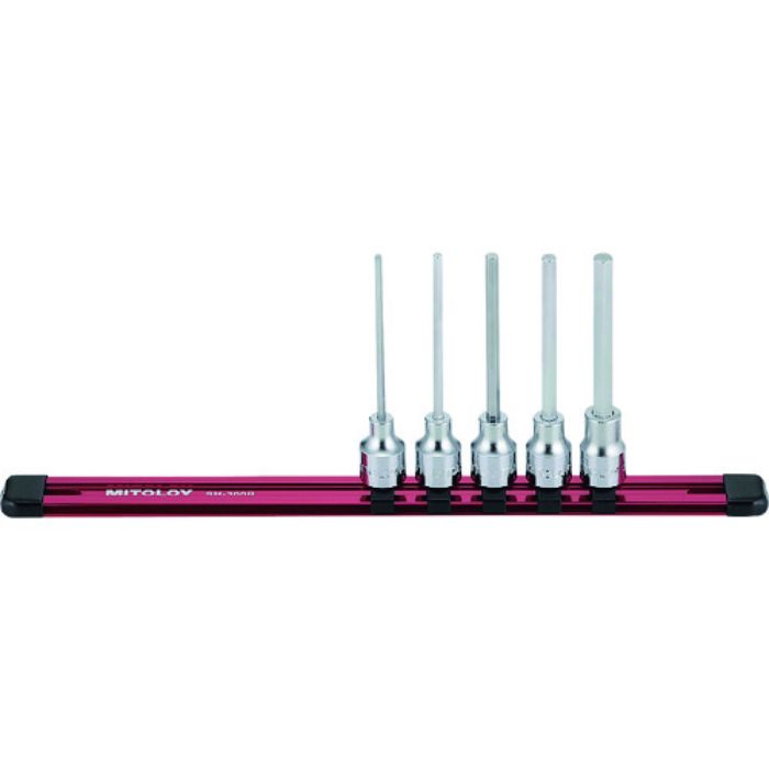 ミトロイ 3/8 ヘックスソケット ロング ホルダーセット 5コマ6点(Tcode:2078408)