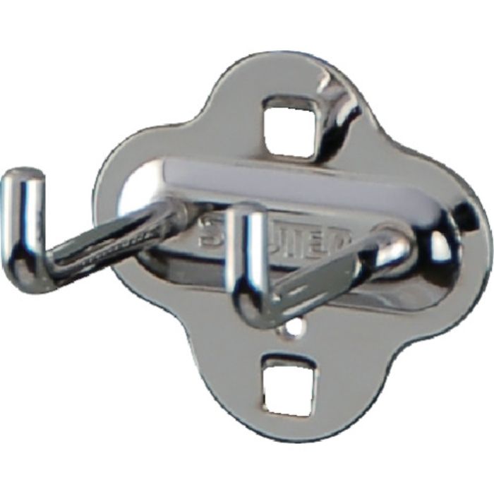 SHUTER パンチングパネル用L字フックダブル 50mm(10個入り)(Tcode:2446335)