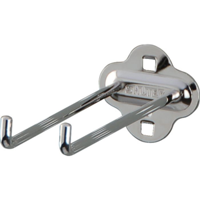 SHUTER パンチングパネル用L字フックダブル 150mm(10個入り)(Tcode:2446328)