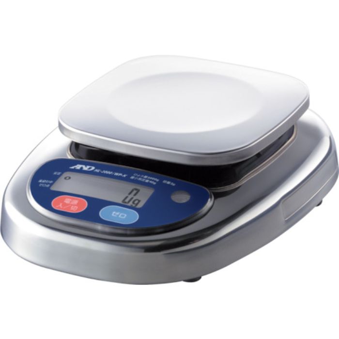 A&D 防塵防水デジタルはかり ウォーターボーイ (検定付・3区) ひょう量2000g(Tcode:4548728)