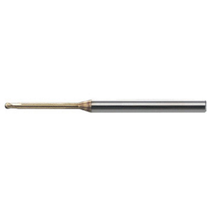 ユニオンツール 超硬エンドミル ロングネックボール R0.25×有効長4Xφd4(Tcode:2867427)