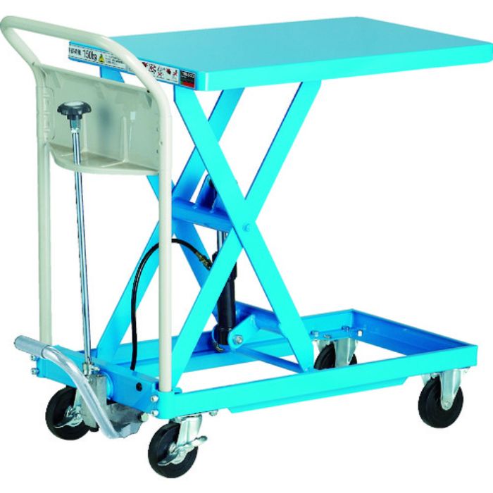 TRUSCO ハンドリフター 150kg 400X720 ブルー(Tcode:1157830)
