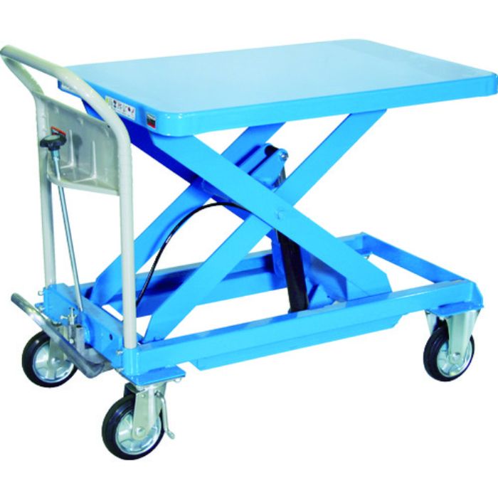 TRUSCO ハンドリフター 500kg 600X900 ブルー