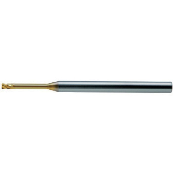 ユニオンツール 超硬エンドミルHLRS4枚刃ロングネックラジアスφ2.5×R0.5×有効長10(Tcode:3742946)