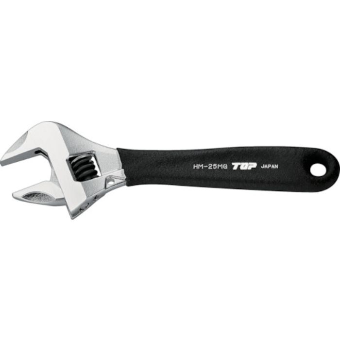 TOP ワークワイド(ガタ無しモンキレンチ)グリップ付(Tcode:2580037)