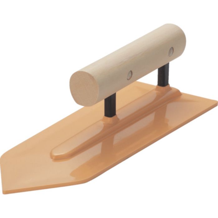 カネ三 ハイモルタル鏝 元幅105×先幅95 コテ長さ330mm(Tcode:2494744)