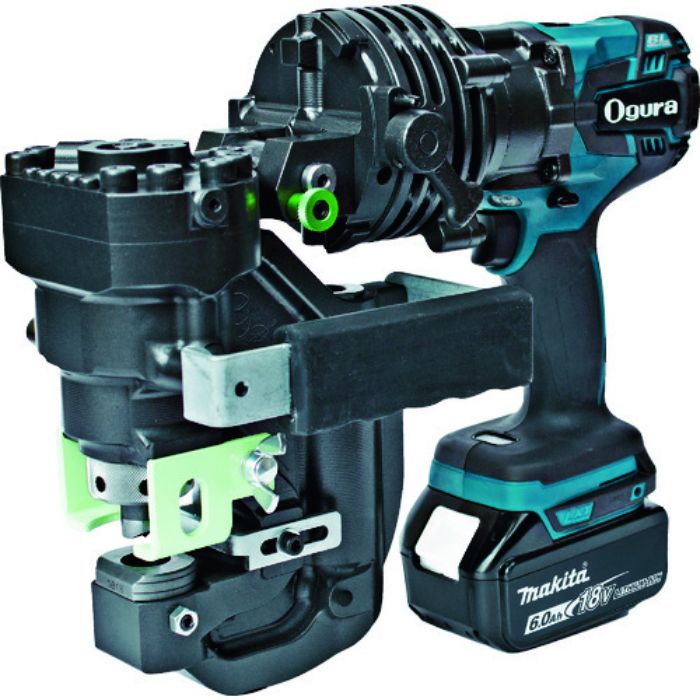 オグラ 充電油圧式パンチャー N serise(複動式) 18V 穴あけ最大能力:ステンレスΦ18/t6、ステンレスΦ18/t8(Tcode:8278795)