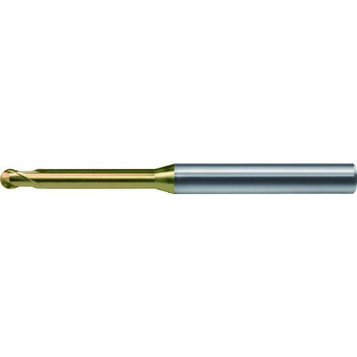 ユニオンツール 超硬エンドミルロングネックボールR0.05×有効長0.3×φ4(Tcode:4304870)
