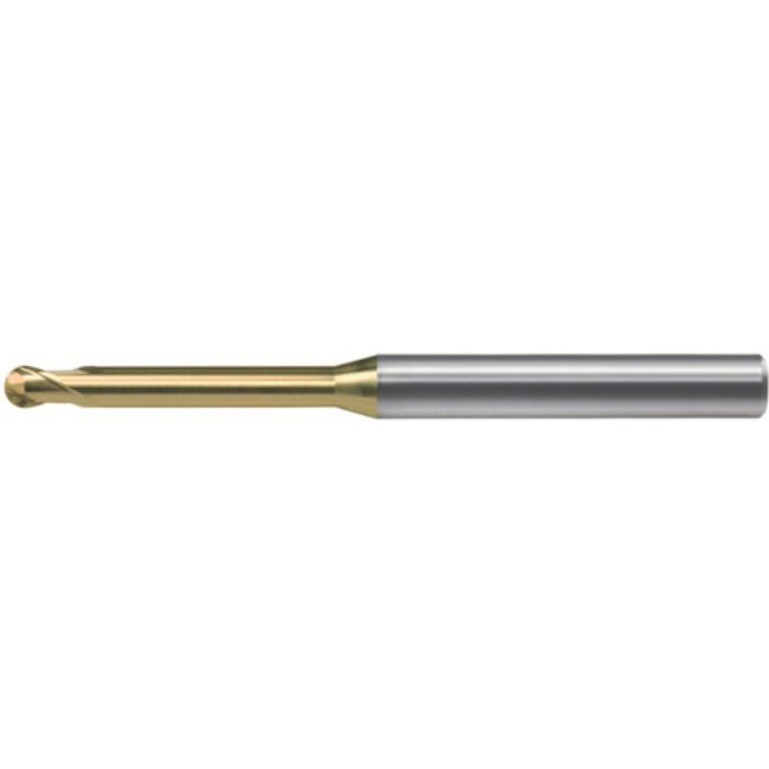 ユニオンツール 超硬エンドミル ロングネックボール R0.75×有効長6×φd6(Tcode:3949494)