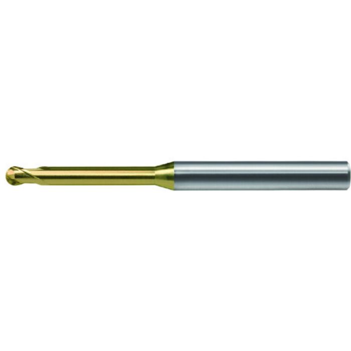 ユニオンツール 超硬エンドミルロングネックボールR0.75×有効長18×φ4(Tcode:4305094)